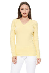 Women's Long Sleeve V-Neck Pulll Over Sweater Top king-general-store-5710.myshopify.com