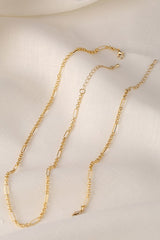 Gold Clip Chain Bracelet and Necklace Set king-general-store-5710.myshopify.com