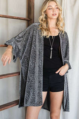 Metallic Animal Print Kimono king-general-store-5710.myshopify.com