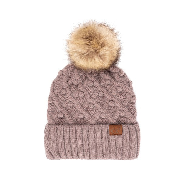 CC Crafted Pom Detail Beanie