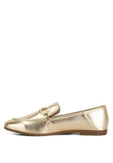 Metallic Faux Leather Ichiro Loafer