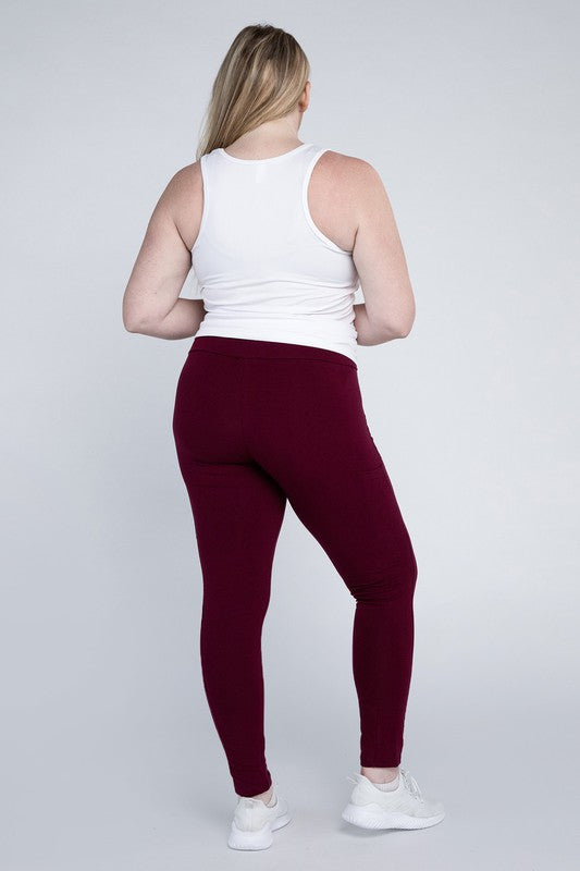 Plus Everyday Leggings with Pockets king-general-store-5710.myshopify.com