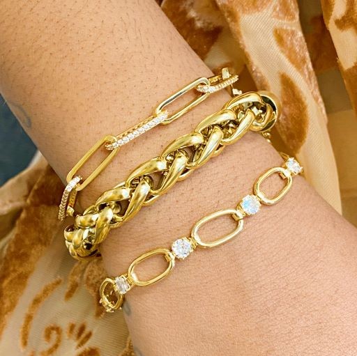 Bold And Edgy Chain Bracelet king-general-store-5710.myshopify.com