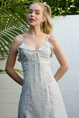 Ivory Floral Strap Dress king-general-store-5710.myshopify.com