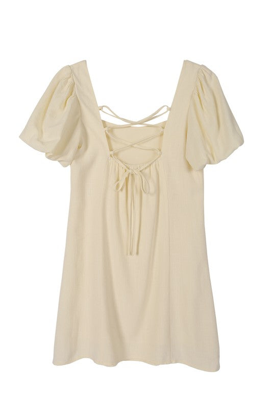 Light Yellow Back Strap Dress king-general-store-5710.myshopify.com