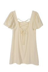 Light Yellow Back Strap Dress king-general-store-5710.myshopify.com