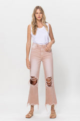 90's Vintage Crop Flare Jeans king-general-store-5710.myshopify.com