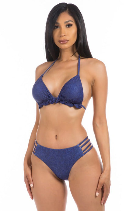 Denim Ruched Top Bikini king-general-store-5710.myshopify.com