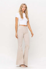 High Rise Super Flare Stretchy Jeans