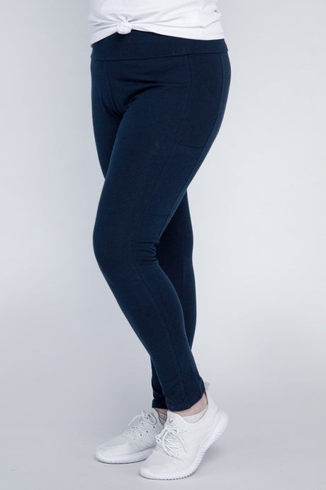 Plus Everyday Leggings with Pockets king-general-store-5710.myshopify.com