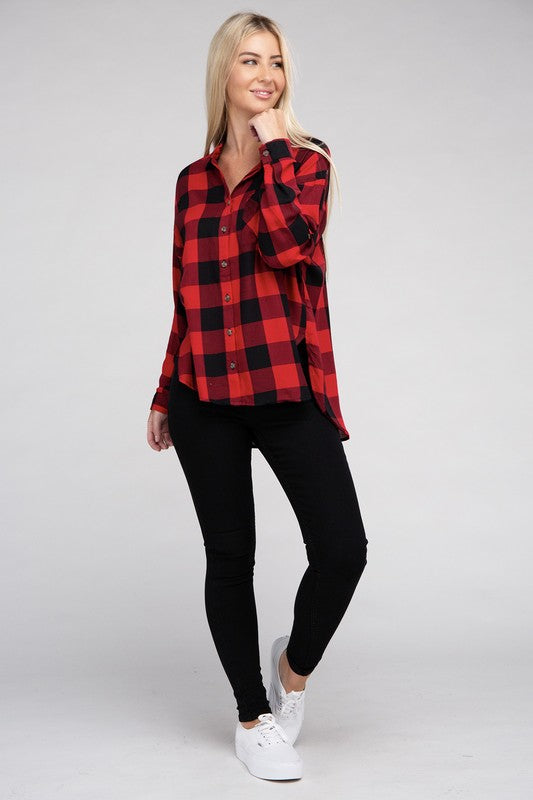 Classic Plaid Flannel Shirt king-general-store-5710.myshopify.com