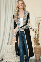 Mixed Media Maxi Cardigan king-general-store-5710.myshopify.com