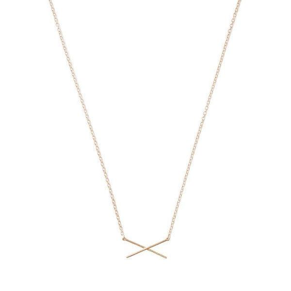 X Bar Necklace king-general-store-5710.myshopify.com