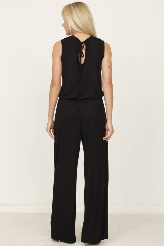 Solid Drawstring Pocket Jumpsuit king-general-store-5710.myshopify.com