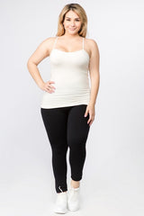 Seamless Long Spaghetti Strap Long Camisole Top