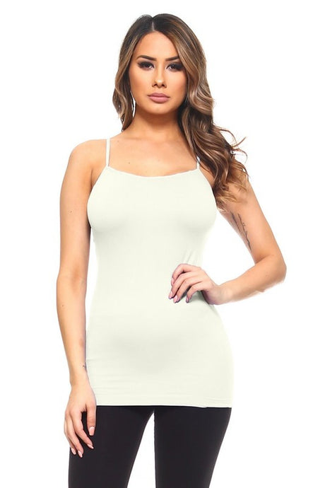 Regular Longline Hem Seamless Cami Tank Top