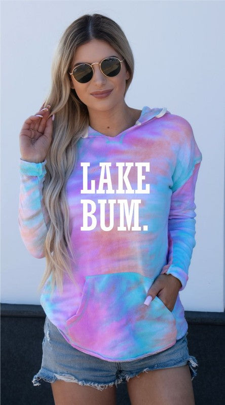 Lake Bum Tye Dye Light Weight Hoodie king-general-store-5710.myshopify.com