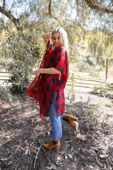 Lightweight Buffalo Check Kimono king-general-store-5710.myshopify.com