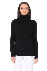 Turtleneck Spandex Stretch Pullover Sweater king-general-store-5710.myshopify.com