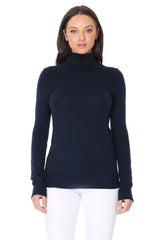 Turtleneck Spandex Stretch Pullover Sweater king-general-store-5710.myshopify.com