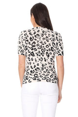 Leopard Print Casual Knit Pullover Sweater king-general-store-5710.myshopify.com