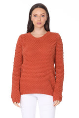 Pop Corn Stitch Long Sleeve Casual Sweater Top king-general-store-5710.myshopify.com