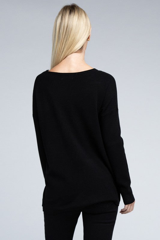 Viscose Front Pockets Sweater king-general-store-5710.myshopify.com