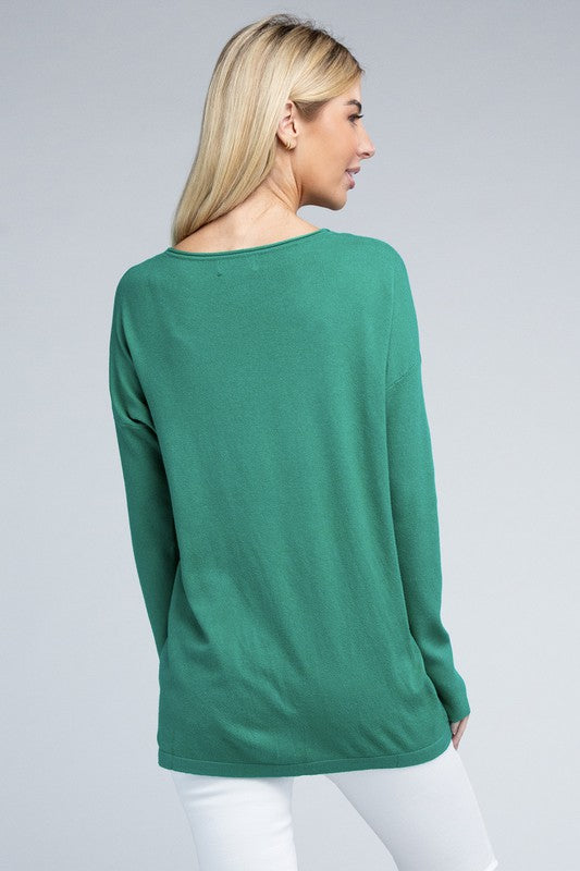 Viscose Front Pockets Sweater king-general-store-5710.myshopify.com