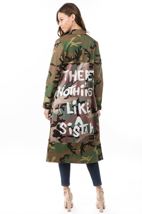 SiSTAH Longline Camo Jacket king-general-store-5710.myshopify.com