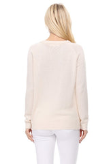 Cute Star Jacquard Round Neck Pullover Sweater king-general-store-5710.myshopify.com