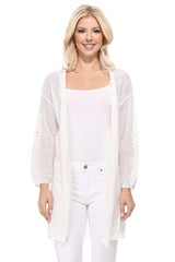 SS See Through Stitch Sweater Long Cardigan king-general-store-5710.myshopify.com