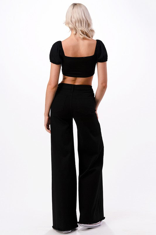 CROSS STRAP CROP TOP king-general-store-5710.myshopify.com