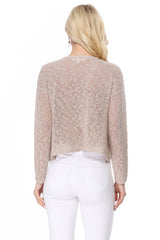 V Neck Drop Shoulder Slub Knit Crop Sweater Top king-general-store-5710.myshopify.com