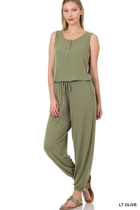 Sleeveless Jogger Jumpsuit king-general-store-5710.myshopify.com