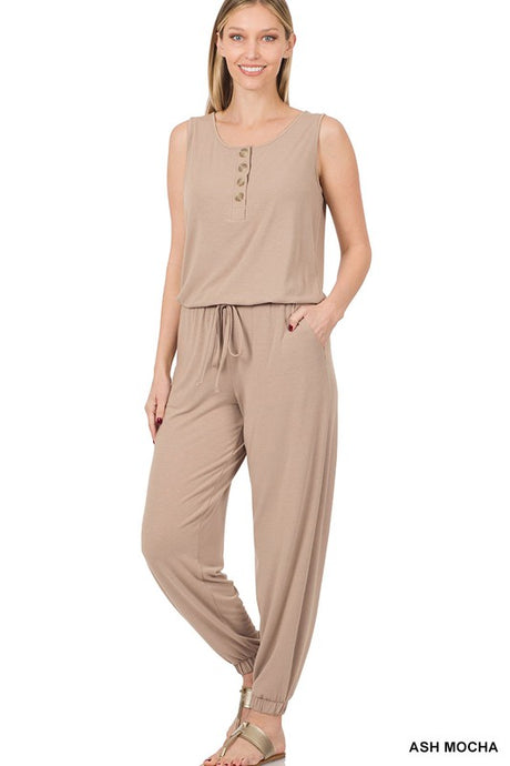 Sleeveless Jogger Jumpsuit king-general-store-5710.myshopify.com