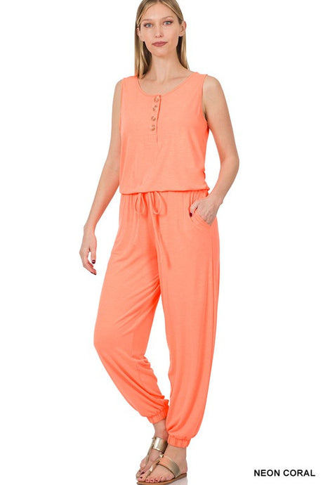 Sleeveless Jogger Jumpsuit king-general-store-5710.myshopify.com