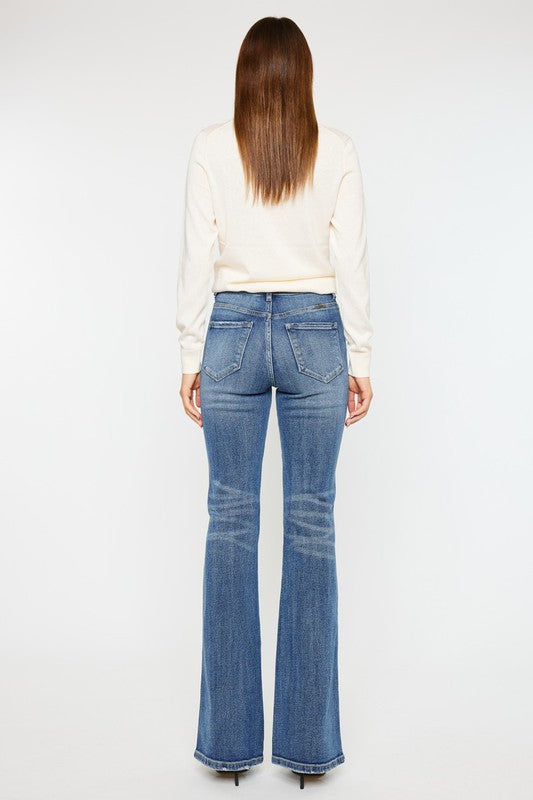 High Rise Flare Jeans king-general-store-5710.myshopify.com