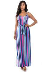 Purple Fuchsia Self Tie Maxi Dress king-general-store-5710.myshopify.com