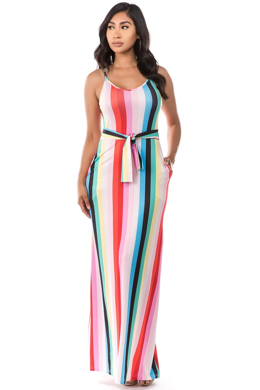 Multi Print Sleeveless Maxi Dress king-general-store-5710.myshopify.com