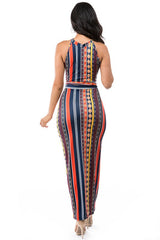 Multi Print Long Maxi Dress king-general-store-5710.myshopify.com