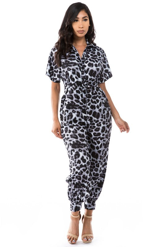 Black Leopard Jumpsuit king-general-store-5710.myshopify.com