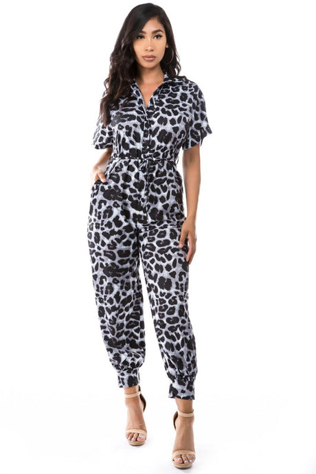 Black Leopard Jumpsuit king-general-store-5710.myshopify.com