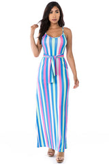 Blue Yellow Sexy Maxi Dress king-general-store-5710.myshopify.com