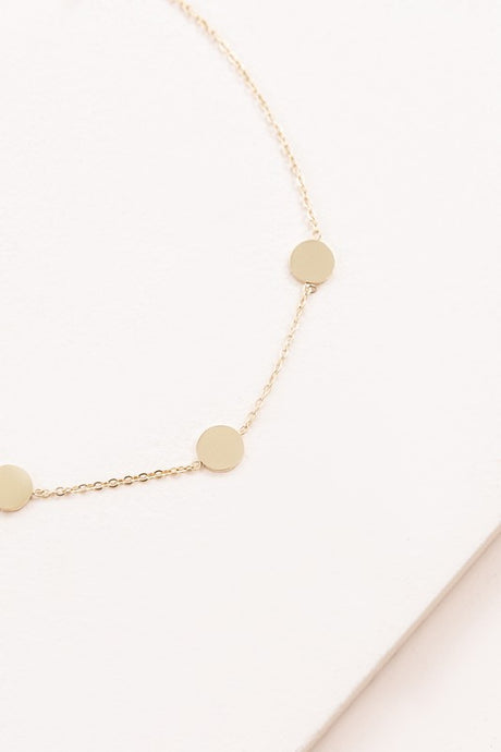 Gold Disc Trio Anklet king-general-store-5710.myshopify.com