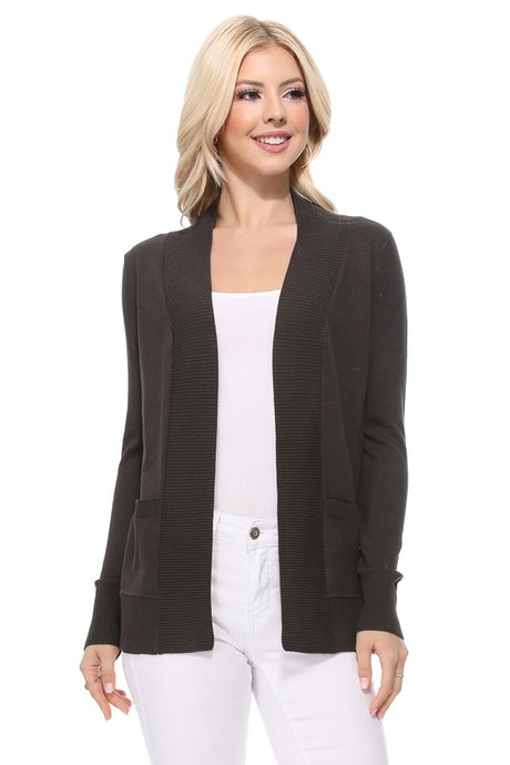 Open Front Shrug Sweater Knit Cardigan king-general-store-5710.myshopify.com