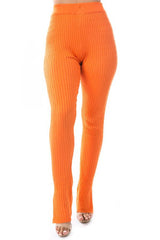 Orange Sexy Sweater Casual Pants king-general-store-5710.myshopify.com