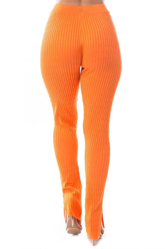 Orange Sexy Sweater Casual Pants king-general-store-5710.myshopify.com