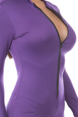 Purple Sexy Thumbhole Jumpsuit king-general-store-5710.myshopify.com