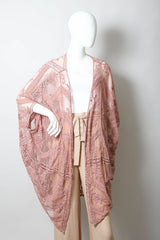 Embroidered Mesh Leaf Kimono king-general-store-5710.myshopify.com