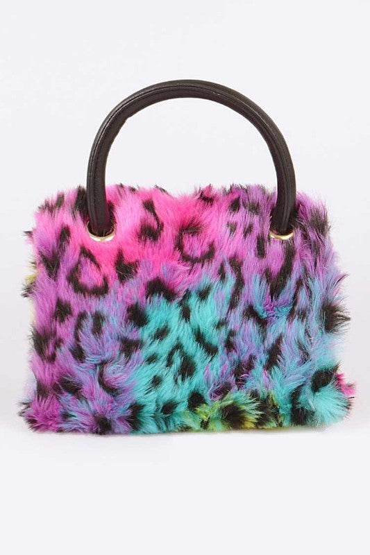 Mix Color Leopard Print Iconic Swing Bag